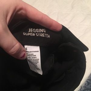 AE super stretch jeggings size 6
